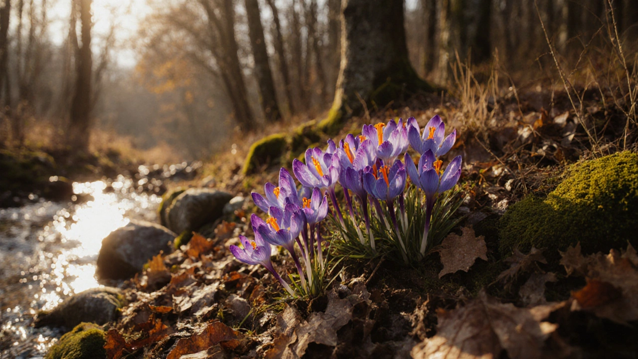 Где находится шафран прекрасный (Crocus speciosus): ареал, места обитания, как отличить от безвременника