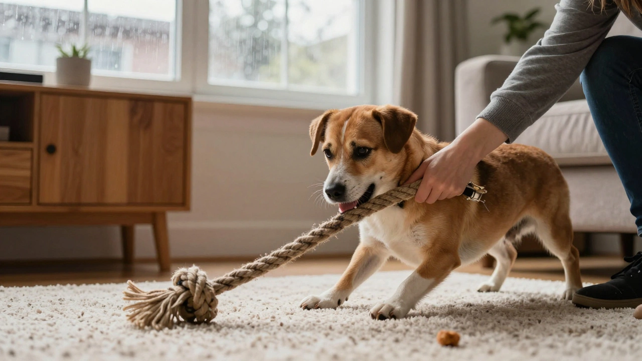 Чем занять собаку в дождь: 10 проверенных идей активности в помещении