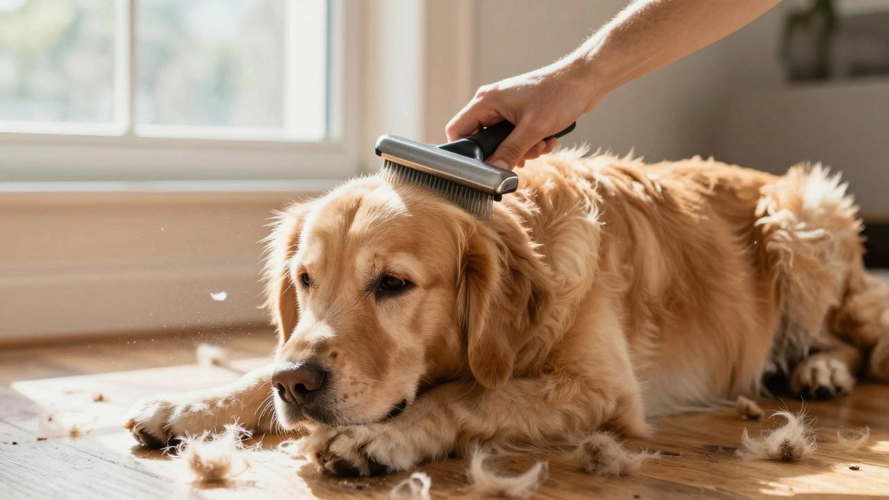 Расчесывание шерсти собаки: техника и инструменты для ухода