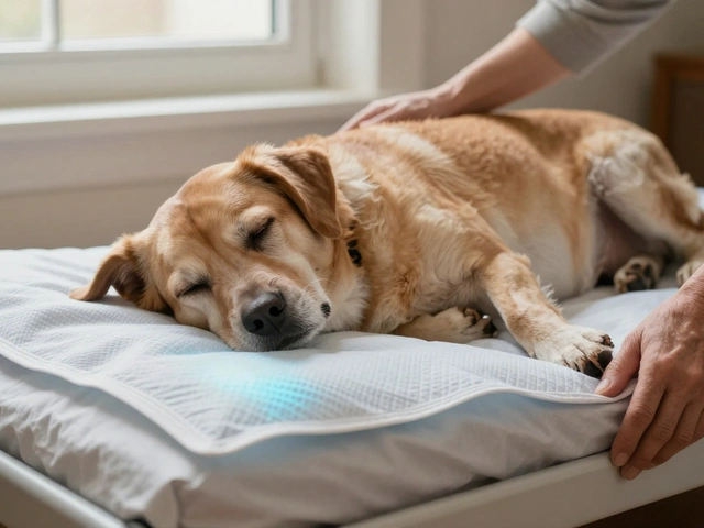 Недержание мочи у пожилой собаки: причины, лечение и уход