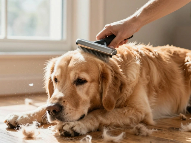 Расчесывание шерсти собаки: техника и инструменты для ухода