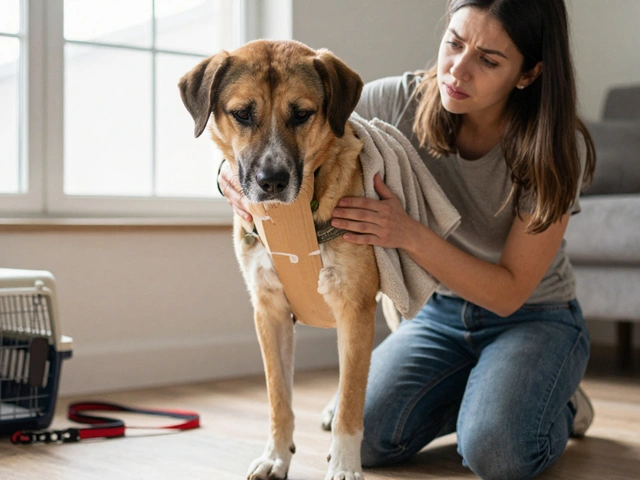 Травмы и переломы у собак: первая помощь и реабилитация