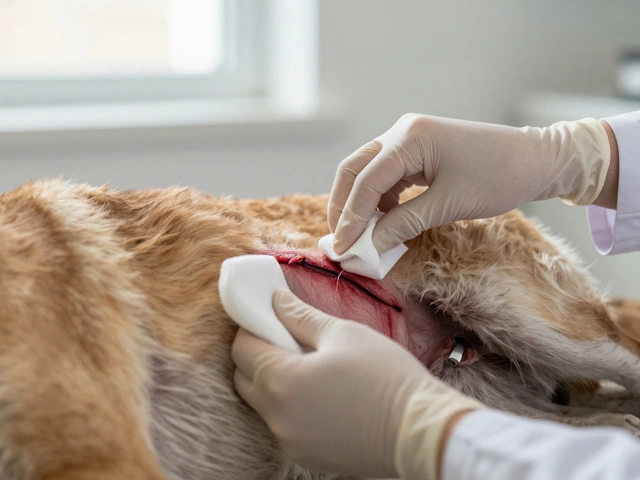 Уход за раной после кастрации собаки: швы и защита - полное руководство