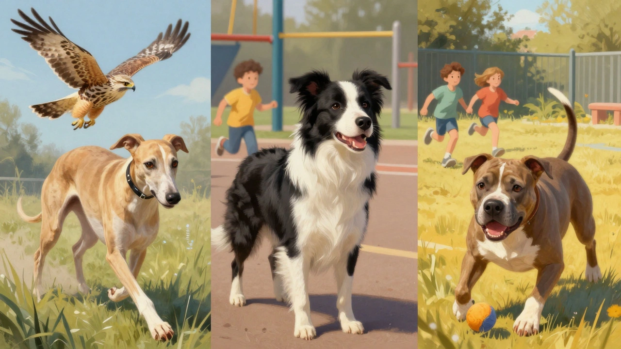 Три породы собак проявляют разные реакции на движение