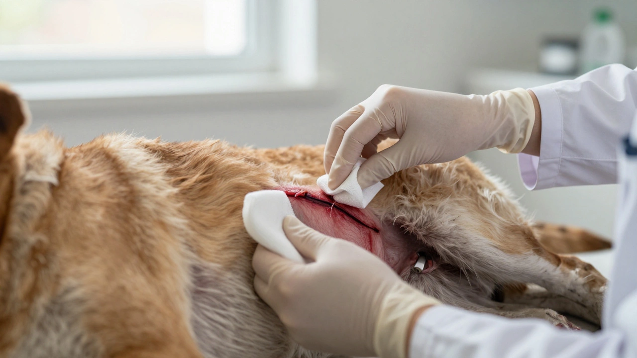 Уход за раной после кастрации собаки: швы и защита - полное руководство