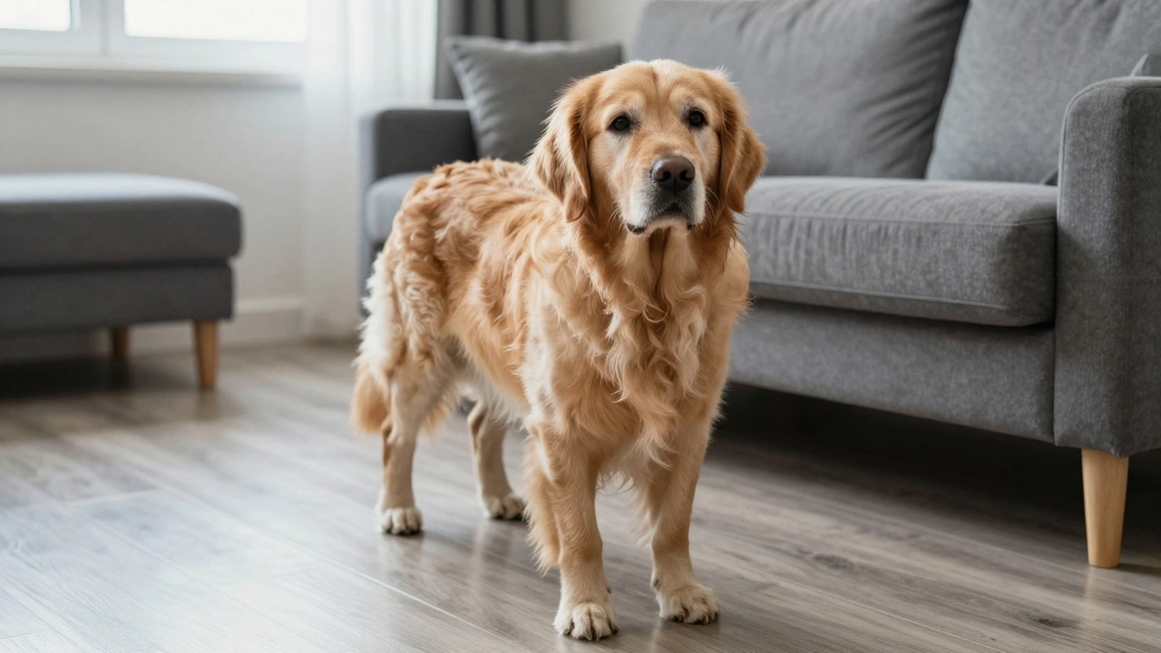 Как обустроить дом для пожилой собаки: пандусы, ковры и безопасность