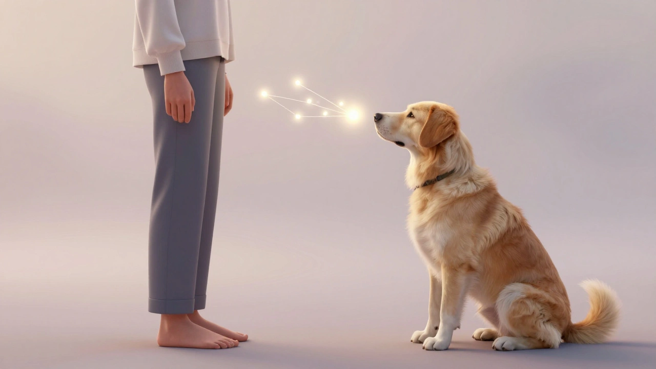 Символическое изображение собаки как эмоционального зеркала хозяина