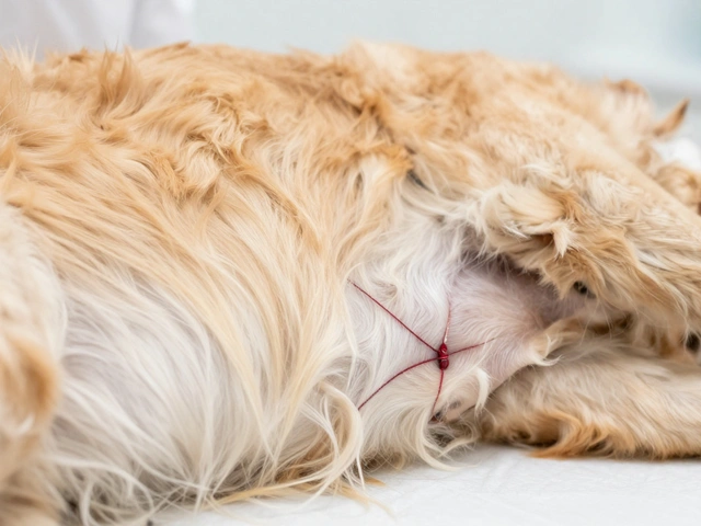 Внутрикожные швы у собак: все о косметическом методе заживления и уходе