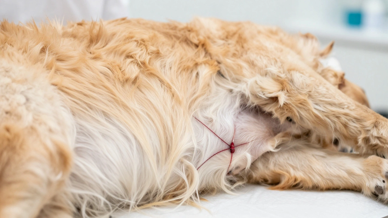 Внутрикожные швы у собак: все о косметическом методе заживления и уходе